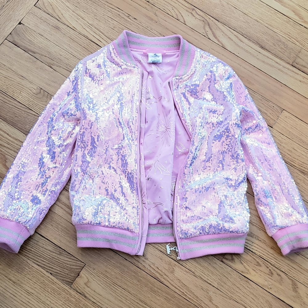 Disney pink sequin jacket